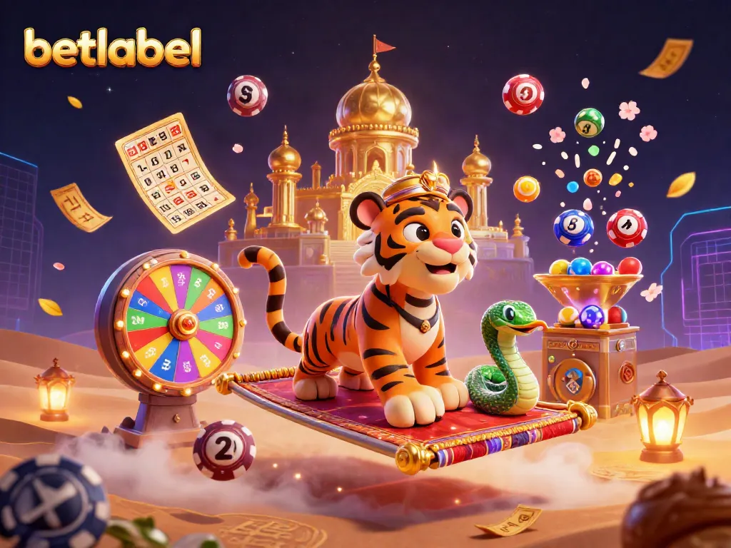 Experience vibrant gaming action with betlabel, featuring colorful elements and lively casino atmosphere.